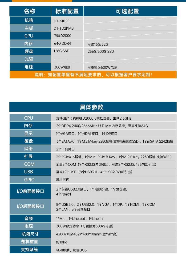東田國產(chǎn)飛騰服務器,金融行業(yè)工控電腦,DT-61025-TD2KMB.jpg
